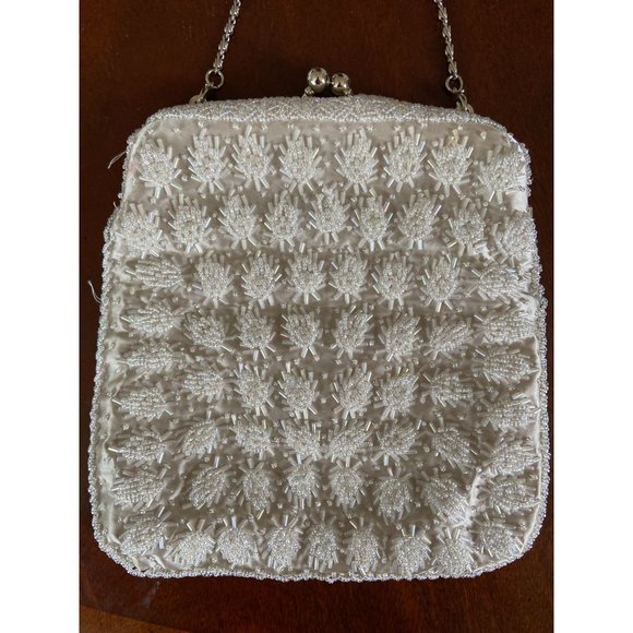 Carlo Fellini Beaded Vintage Beautiful Handbag - Picture 2 of 9